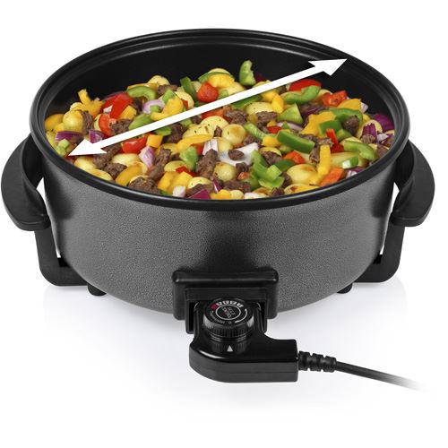 Paelheira Elétrica Tristar PZ-9135 Multifunções XL | 30 cm | 1500W - Preto - Image 3