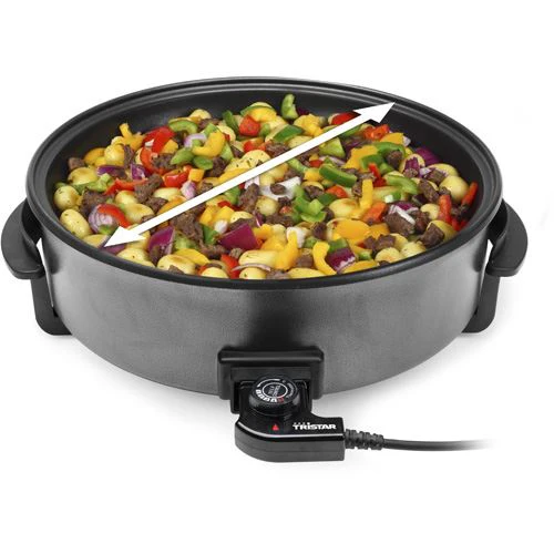 Paelheira Elétrica Tristar PZ-9145 Multifunções XXL | 40 cm | 1500W - Preto - Image 3