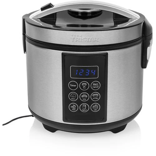 Panela Elétrica Multifunções Tristar RK-6132 | 1.5L | 500W - Cinzento - Image 2