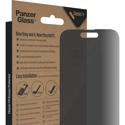 Película Proteção de Ecrã Panzerglass Privacy para Apple iPhone 14 Pro - Image 6