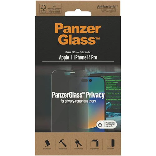 Película Proteção de Ecrã Panzerglass Privacy para Apple iPhone 14 Pro - Image 7