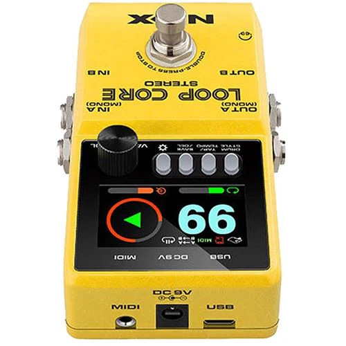 Pedal Nux Loop Core Stereo - Amarelo - Image 4