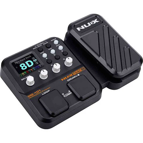 Pedaleira  NUX MG-101 Guitar Modeler - Preto - Image 3