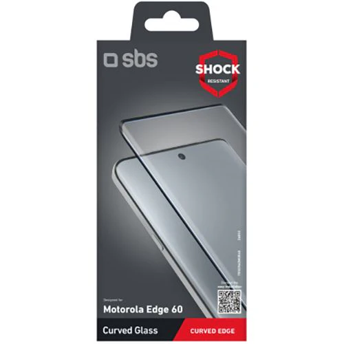 Película de Vidro Temperado SBS para Motorola Edge 60 - Moldura Preta - Image 2