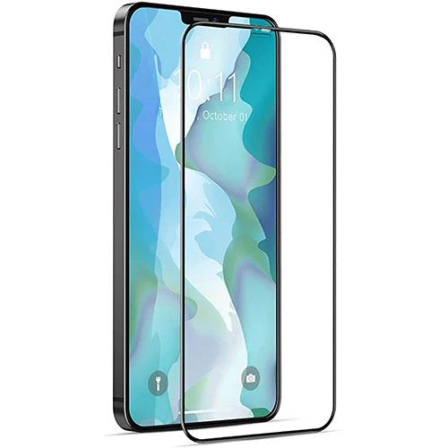 Película Proteção de Ecrã Vidro Temperado 4-OK para Apple iPhone 14 - Moldura Preta - Image 2