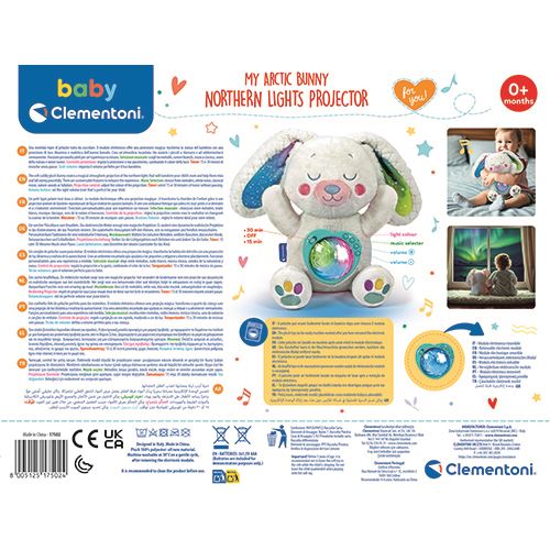 Peluche Baby Coelhinho Polar - Baby Clementoni - Image 3