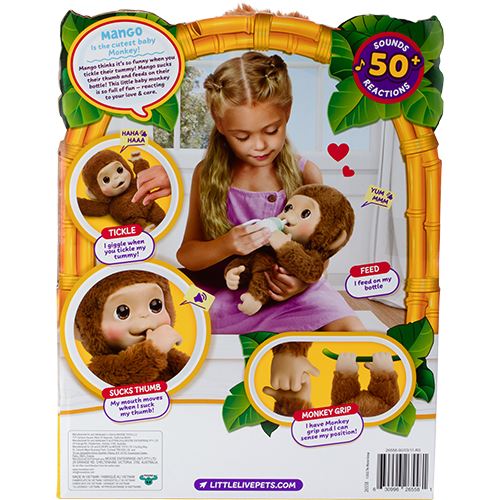 Peluche Interativo - My Baby Monkey - Little Live Pet | Moose Toys - Image 4