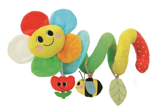 Peluche Lagarta Flor Feliz em Espiral - Baby Clementoni - Image 2