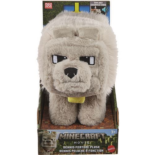 Peluche Lobo Minecraft com Ação - Mattel - Image 3