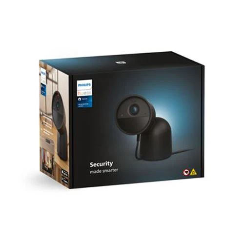 Câmara de Vigilância com Fio + Suporte para mesa Philips Hue - Preta - Image 5
