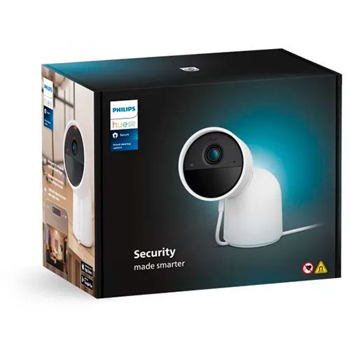 Câmara com Fios Secure com Suporte para Mesa Philips Hue - Branco - Image 5
