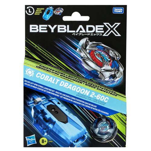 Pião Beyblade X com Lançador - Cobalt Dragon 2-60C - Hasbro - Image 2