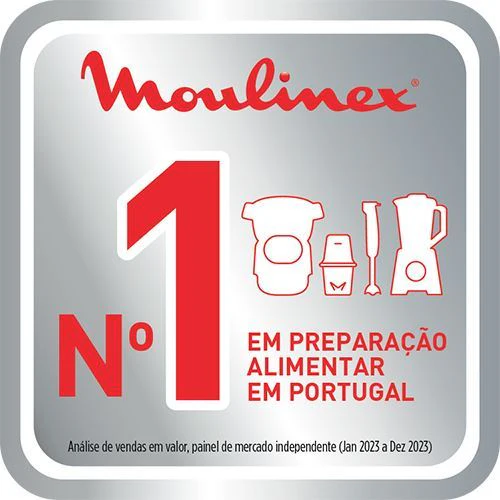 Picadora Moulinex La Moulinette Ad56 - Branco E Vermelho - Outlet - Grade A - Image 2