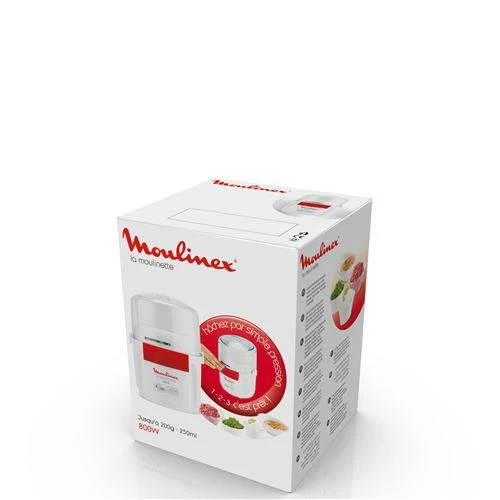 Picadora Moulinex La Moulinette Ad56 - Branco E Vermelho - Outlet - Grade A - Image 3