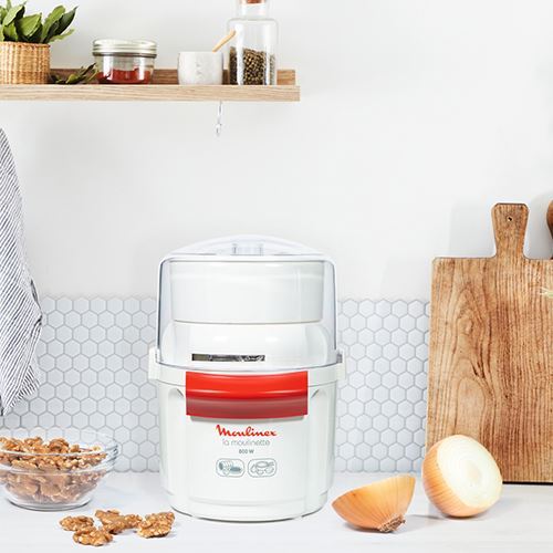 Picadora Moulinex La Moulinette Ad56 - Branco E Vermelho - Outlet - Grade A - Image 5