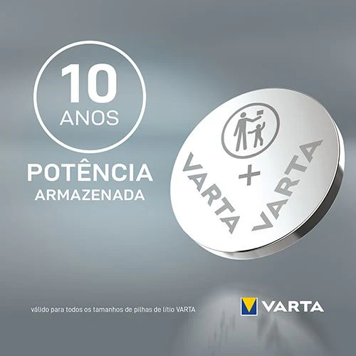 Pilha de Lítio Botão Varta CR2016 - 2 Unidades - Image 3