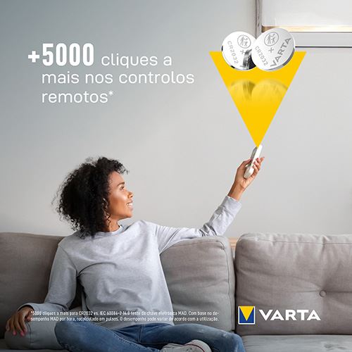 Pilha de Lítio Botão Varta CR2032 - 2 Unidades - Image 9