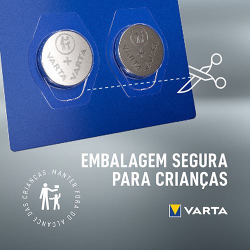 Pilha de Lítio Botão Varta CR2450 - 2 Unidades - Image 2