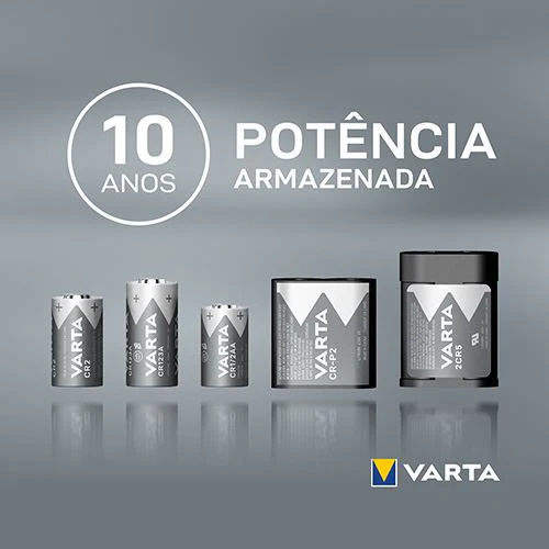 Pilha de Lítio Cilindrica CR123A 3V - 1 Unidade - Image 2