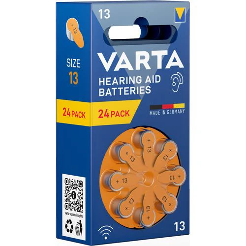 Pilha para Aparelhos Auditivos Varta Tamanho 13 - Multipack 24 Unidades - Image 2