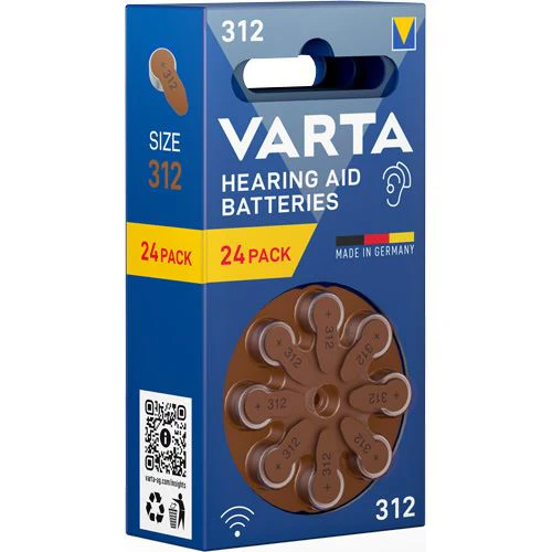 Pilha para Aparelhos Auditivos Varta Tamanho 312 - Multipack 24 Unidades - Image 2