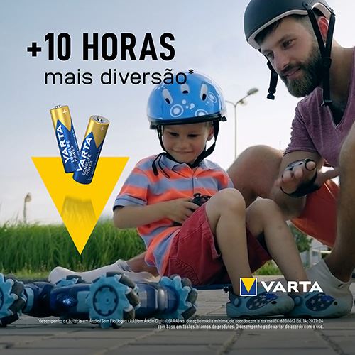 Pilhas Alcalinas Varta Longlife Power AA - 12 Unidades - Image 8