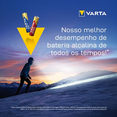 Pilhas Alcalinas Varta Longlife Power AA - 4 + 4 Unidades - Image 5
