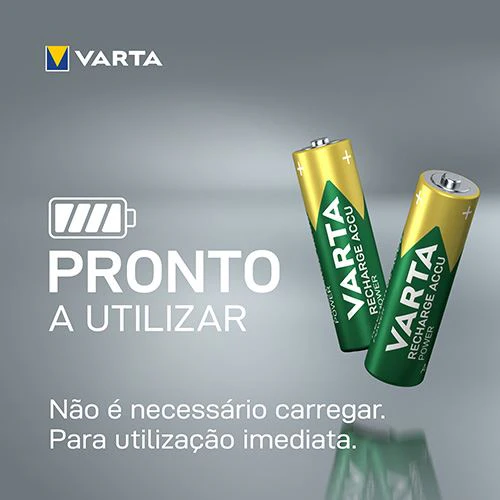 Pilhas Recarregáveis Varta Recharge Accu Power AA 2100mAh - 4 Unidades - Image 2