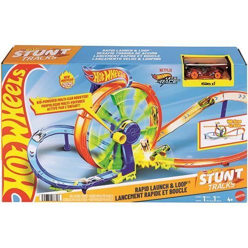 Pista Hot Wheels Track Action com Loop - Mattel - Image 2