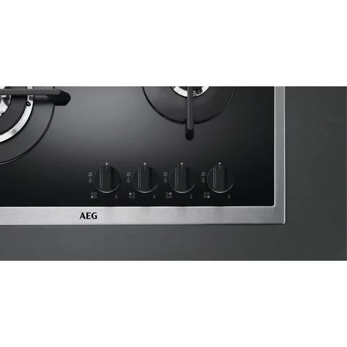 Placa a Gás AEG HG694550XB | 57.6 cm | 4 Zonas | Preto - Image 3