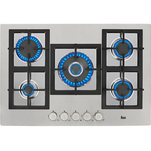 Placa a Gás Teka EFX 70 5G AI AL DR CI | 75 cm | 5 Zonas | Aço inoxidável