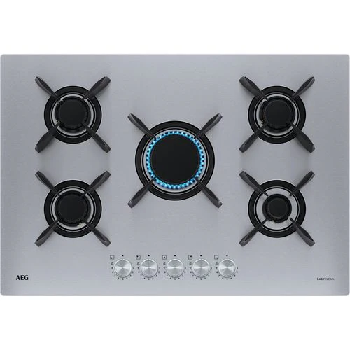 Placa a Gás AEG HGB75423UZ | 74.5 cm | 4 Zonas | Aço inoxidável - Image 2