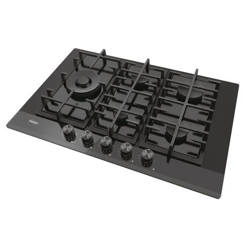 Placa a Gás Haier I-Move Series 6 HAVG7WL4HB | 74,5 cm | 5 Zonas | Preto - Image 3