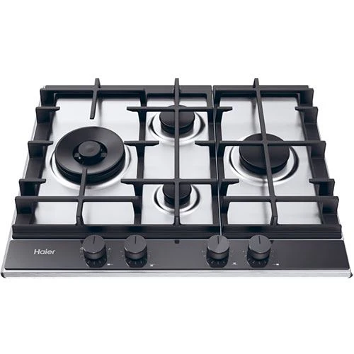 Placa a Gás Natural Haier HAHG6D5TX | 59.5 cm | 4 Zonas | Inox - Image 2