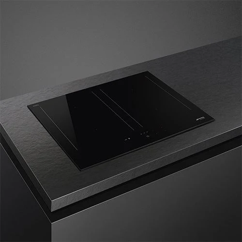 Placa de Indução Smeg SIM3644D Classica | 60 cm | 2 Multizonas | Preto - Image 2