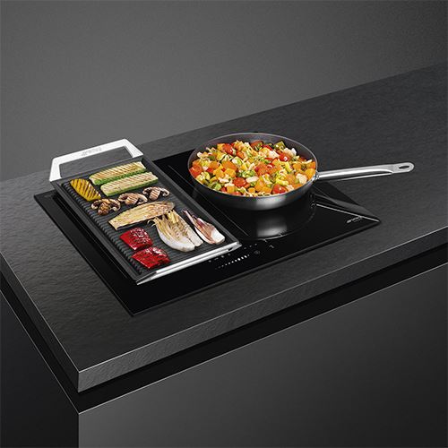 Placa de Indução Smeg SIM3644D Classica | 60 cm | 2 Multizonas | Preto - Image 4