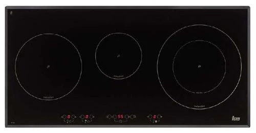 Placa de Indução Teka IR 831 | Elétrica | 80 cm | 3 Zonas | Preto