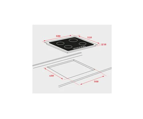 Placa de Indução Teka IZF 6420 | Elétrica | 60 cm | 4 Zonas | Preto - Image 2