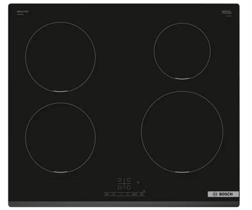 Placa de Indução Bosch Serie 4 PIE631BB5E | 59,2 cm | 4 Zonas | Preto