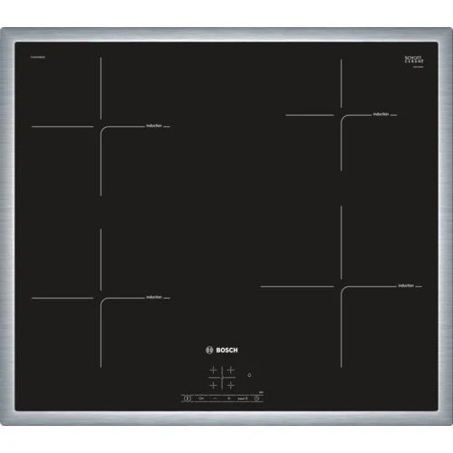Placa de Indução Bosch Serie 4 PUE645BB1E | 58,3 cm | 4 Zonas | Preto