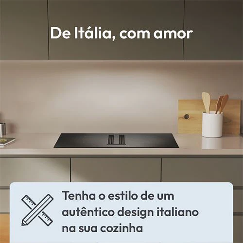 Placa de Indução com Exaustor Integrado Candy CIH8I4CF | Elétrica | 83 cm | 4 Zonas | Preto - Image 4