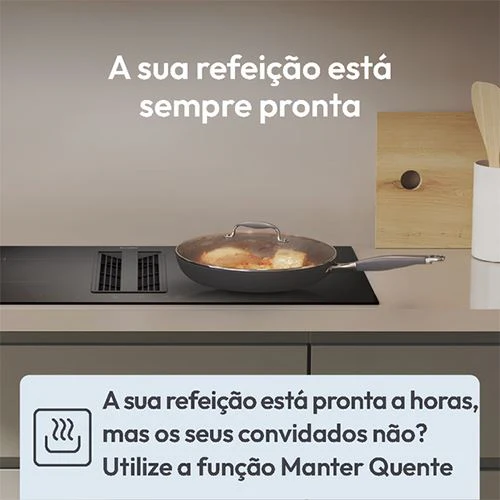 Placa de Indução com Exaustor Integrado Candy CIH8I4CF | Elétrica | 83 cm | 4 Zonas | Preto - Image 7