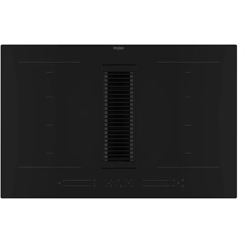 Placa de Indução com Exaustor Integrado Haier HAIH82MTMCF | Elétrica | 80 cm | 4 Zonas | Preto
