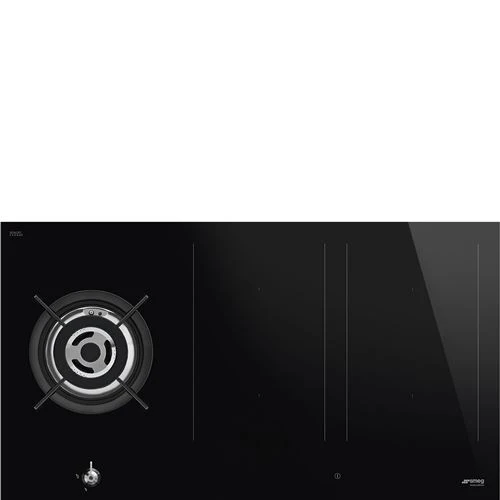 Placa de Indução Smeg Classic PM3953D | Elétrica | 90 cm | 5 Zonas | Preto