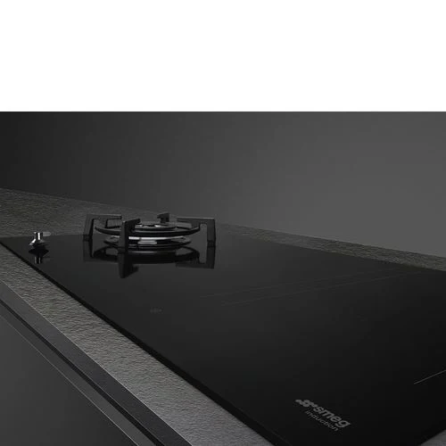 Placa de Indução Smeg Classic PM3953D | Elétrica | 90 cm | 5 Zonas | Preto - Image 2