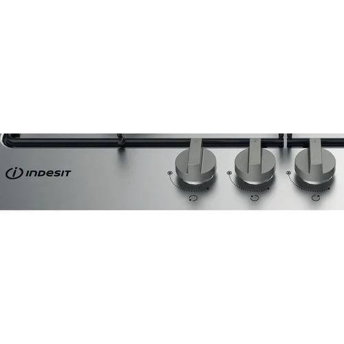 Placa a Gás Indesit THP 642 W/IX/I RU | 58 cm | 4 Zonas | Aço inoxidável - Image 2