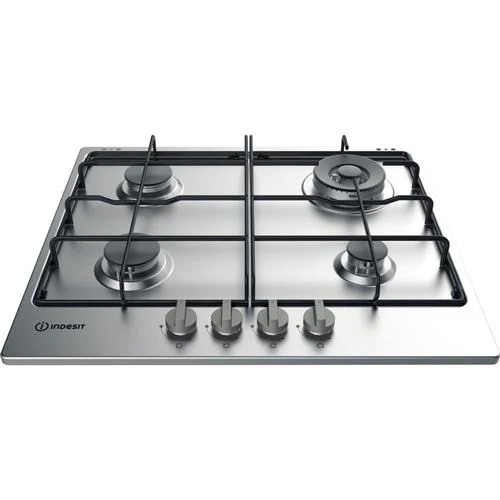 Placa a Gás Indesit THP 642 W/IX/I RU | 58 cm | 4 Zonas | Aço inoxidável - Image 4