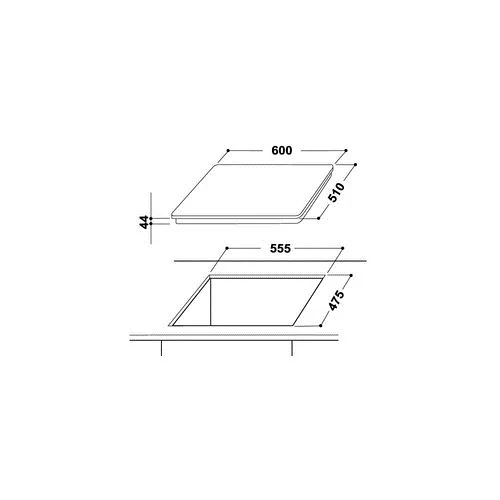 Placa a Gás Indesit PR 642/I(WH) | 60 cm | 4 Zonas | Branco - Image 4