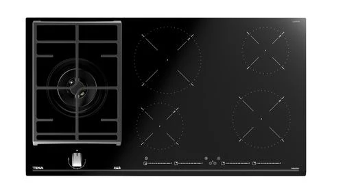 Placa de Indução e Gás Teka JZC 95314 ABN | 90 cm | 5 Zonas | Preto - Image 2