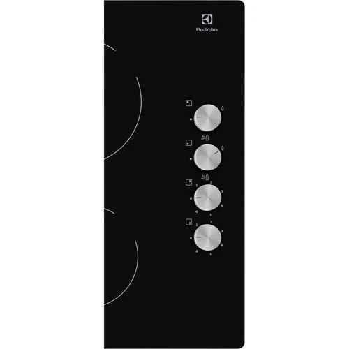 Placa Mista de Vitrocerâmica e Gás Electrolux EGE6172NOK | 58 cm | 4 Zonas | Preto - Image 3